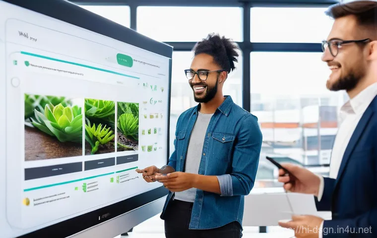 스케치에서 피그마로 전환하기 - **Prompt 1: Real-time Design Collaboration**
    "A diverse team of four UI/UX designers, two women ...