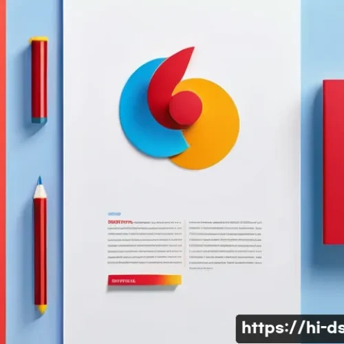 디자인에서 브랜드 충성도를 높이는 전략 - A vibrant brand design concept image showcasing the psychological impact of colors, featuring a dyna...