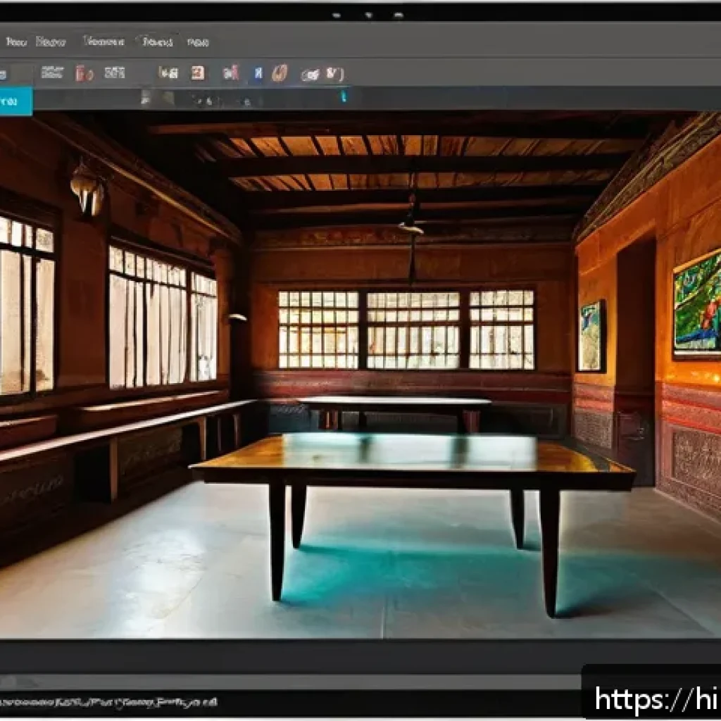 디자인 초보자를 위한 포토샵 기본기 - A vibrant digital workspace scene showcasing the Adobe Photoshop interface tailored for Hindi-speaki...